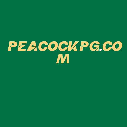 Logo da PEACOCKPG